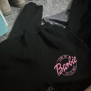 Custom sweatpants made with sweatpants from target, with matching hoodie